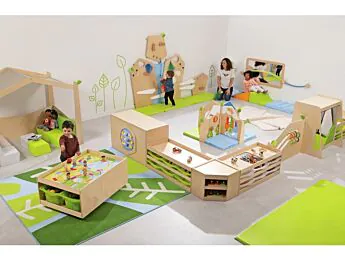 TABLE D'ACTIVITÉS MOBILE Babi Up avec 4 bacs