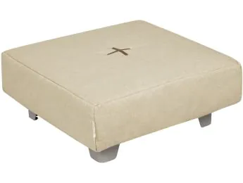 POUF QUADRAT Confort de capoll amb potes metàl·liques