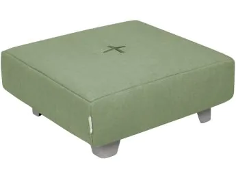 POUF QUADRAT Confort de capoll amb potes metàl·liques