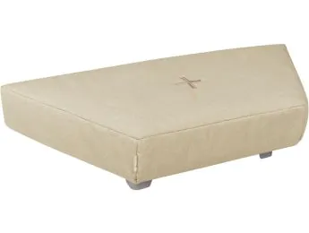 POUF TRAPEZOÏDAL Confort de capoll amb potes metàl·liques
