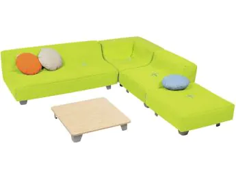 CONJUNT D'ESKINA SERENITY Confort de capoll amb potes metàl·liques