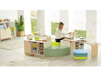 Kit modular KIDY S'COOL col·locat a terra