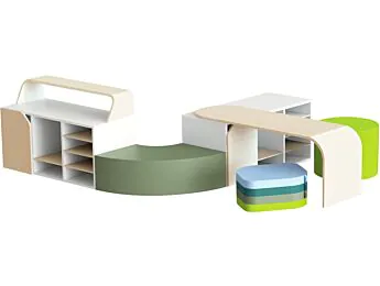 Kit modular KIDY S'COOL col·locat a terra