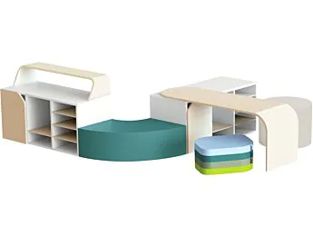 Kit modular KIDY S'COOL col·locat a terra
