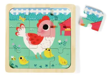 TRENCACLOSQUES DE FUSTA La gallina Henriette