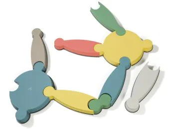 JOC DE CURSES D'EQUILIBRI MAXI Colors pastel
